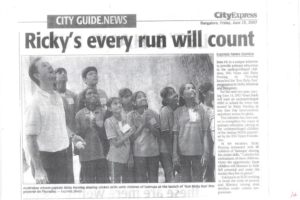 Times of india 15th June -2007 rikey ponting